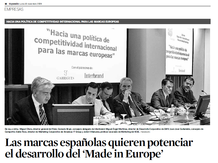Las marcas españolas quieren potenciar el desarrollo del ‘Made in Europe’ – Diario Expansión