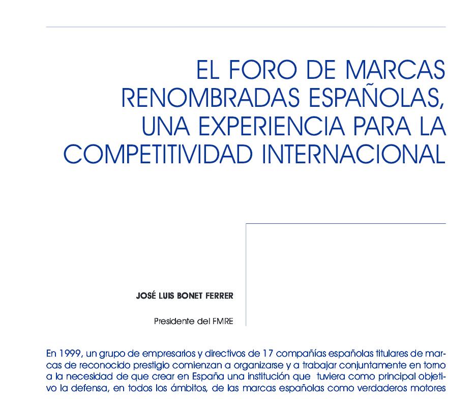 El Foro de Marcas, una experiencia para la competitividad internacional – Economía Industrial