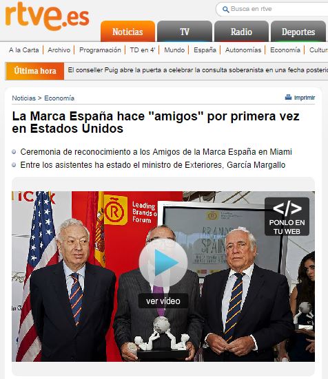 La Marca España hace “amigos” por primera vez en Estados Unidos – TVE