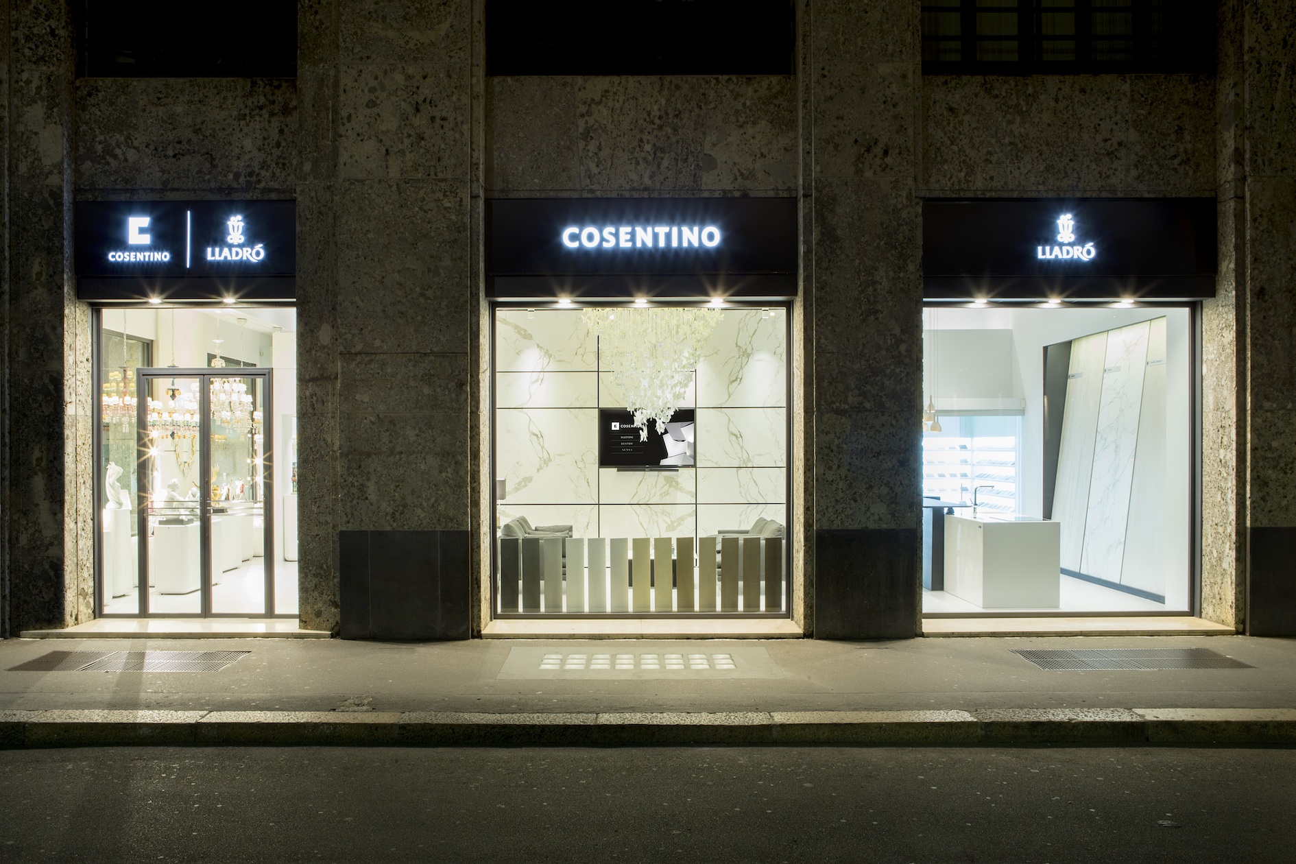 Cosentino y Lladró abren un showroom conjunto en Milán