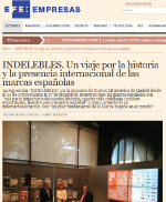 INDELEBLES. Un viaje por la historia y la presencia internacional de las marcas españolas