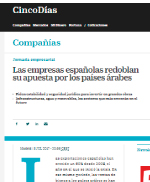 Las empresas españolas redoblan su apuesta por los países árabes