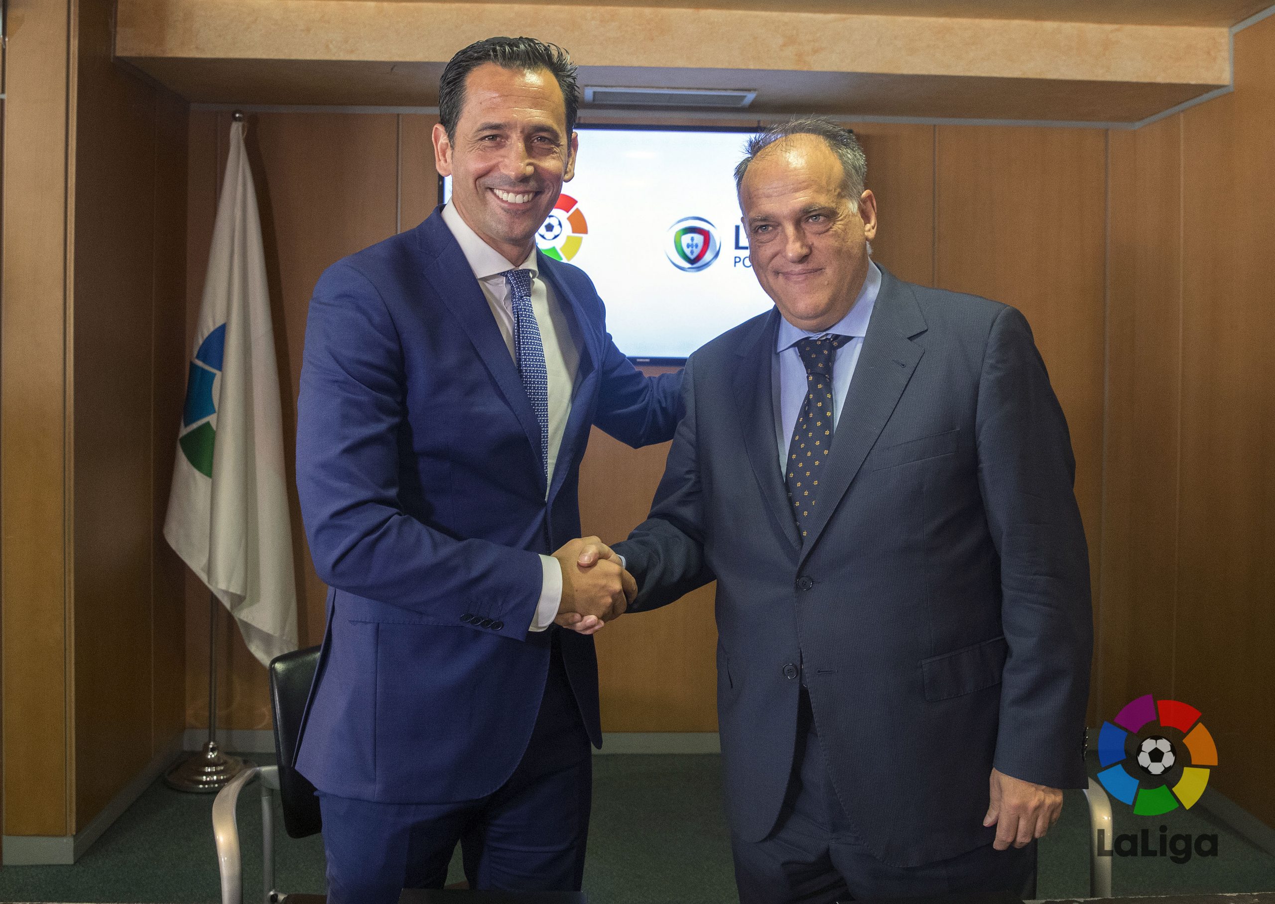 LaLiga y Liga Portugal colaborarán en la promoción internacional de ambas marcas