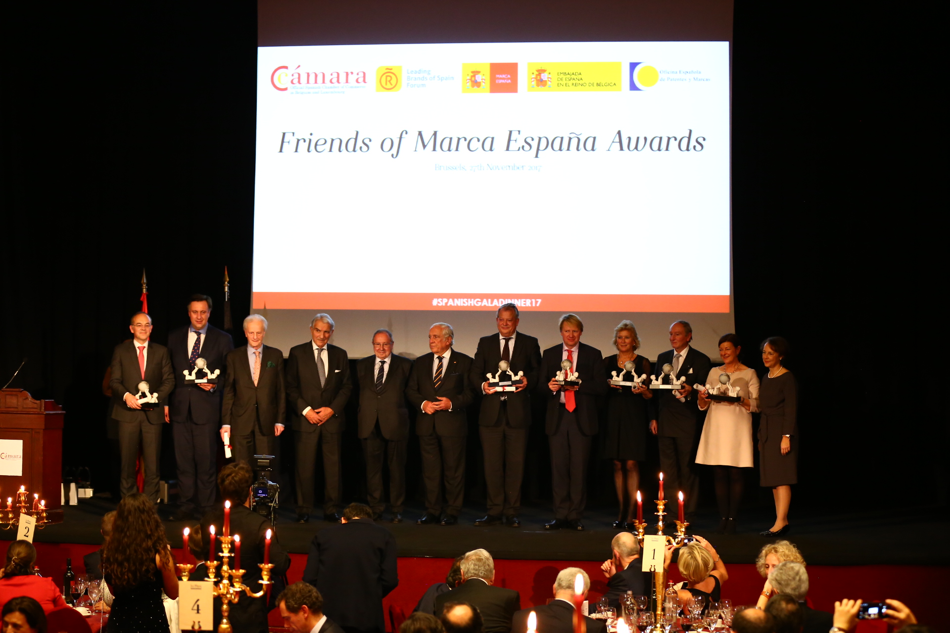 Recognition of the Friends of the Spain Brand and of Spanish Brands in Belgium