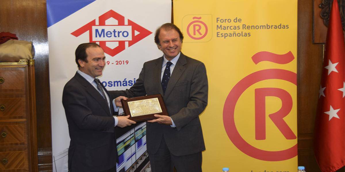 Reconocimiento a Metro de Madrid por su Centenario