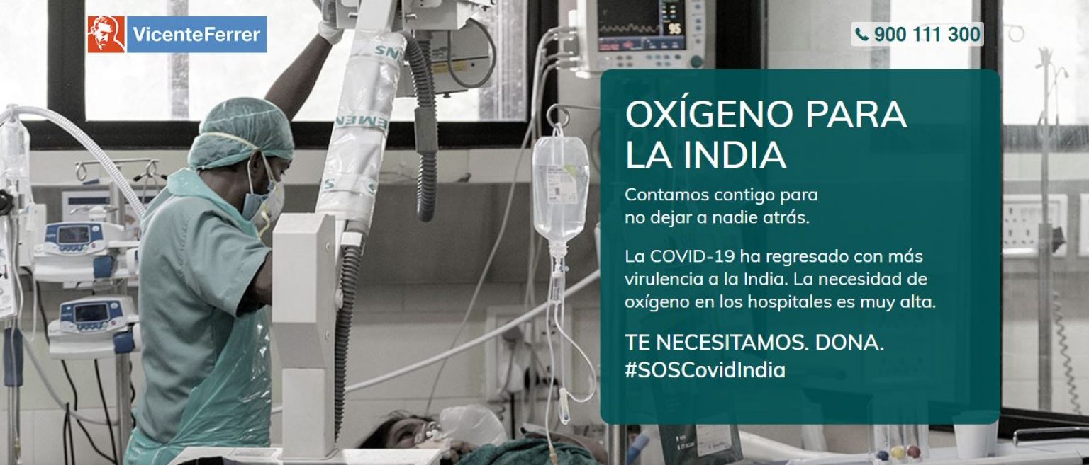 La Fundación Vicente Ferrer (EHME) pone en marcha la campaña #SOSCovidIndia