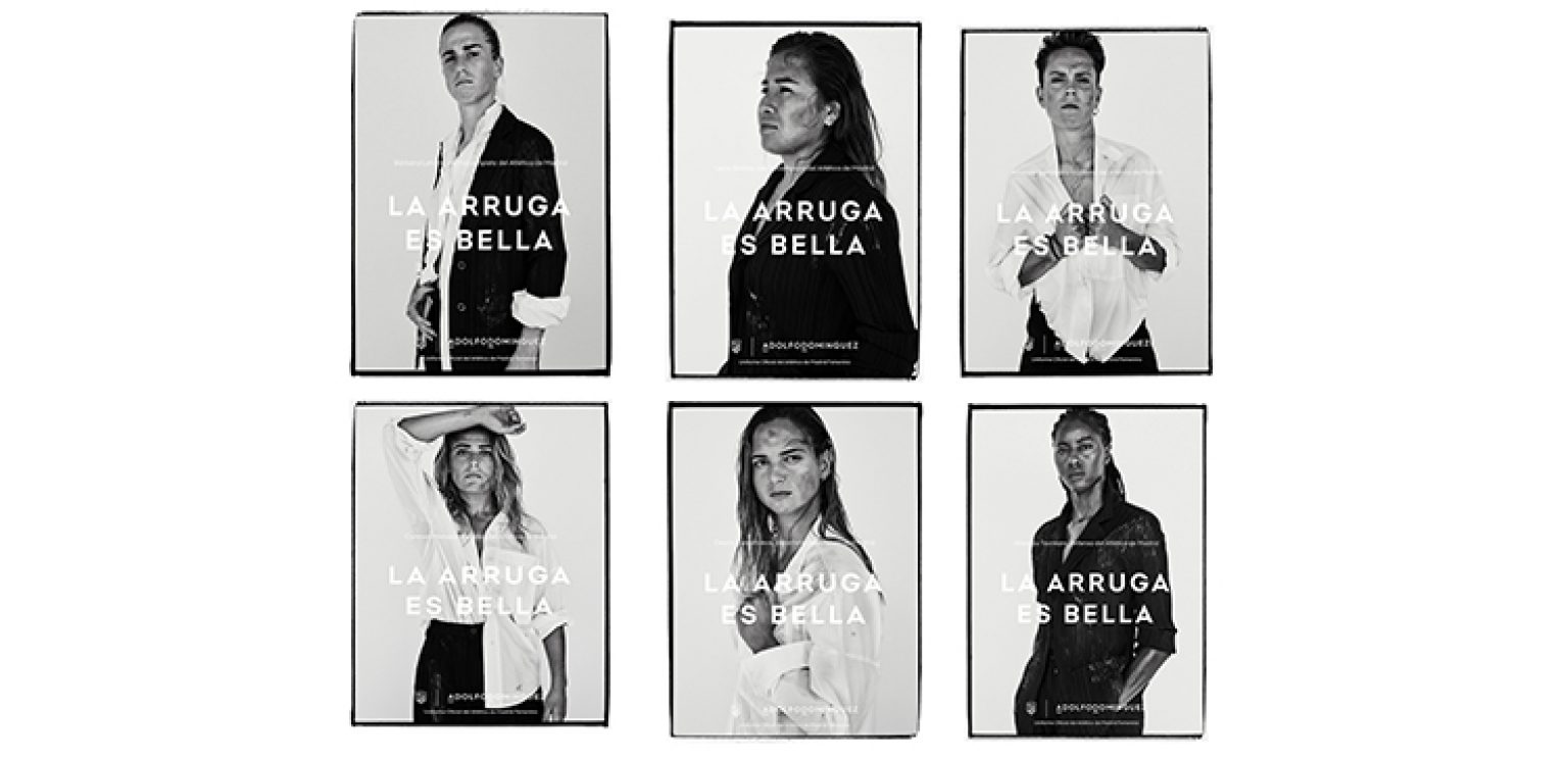 Adolfo Domínguez viste a las futbolistas del Atlético de Madrid