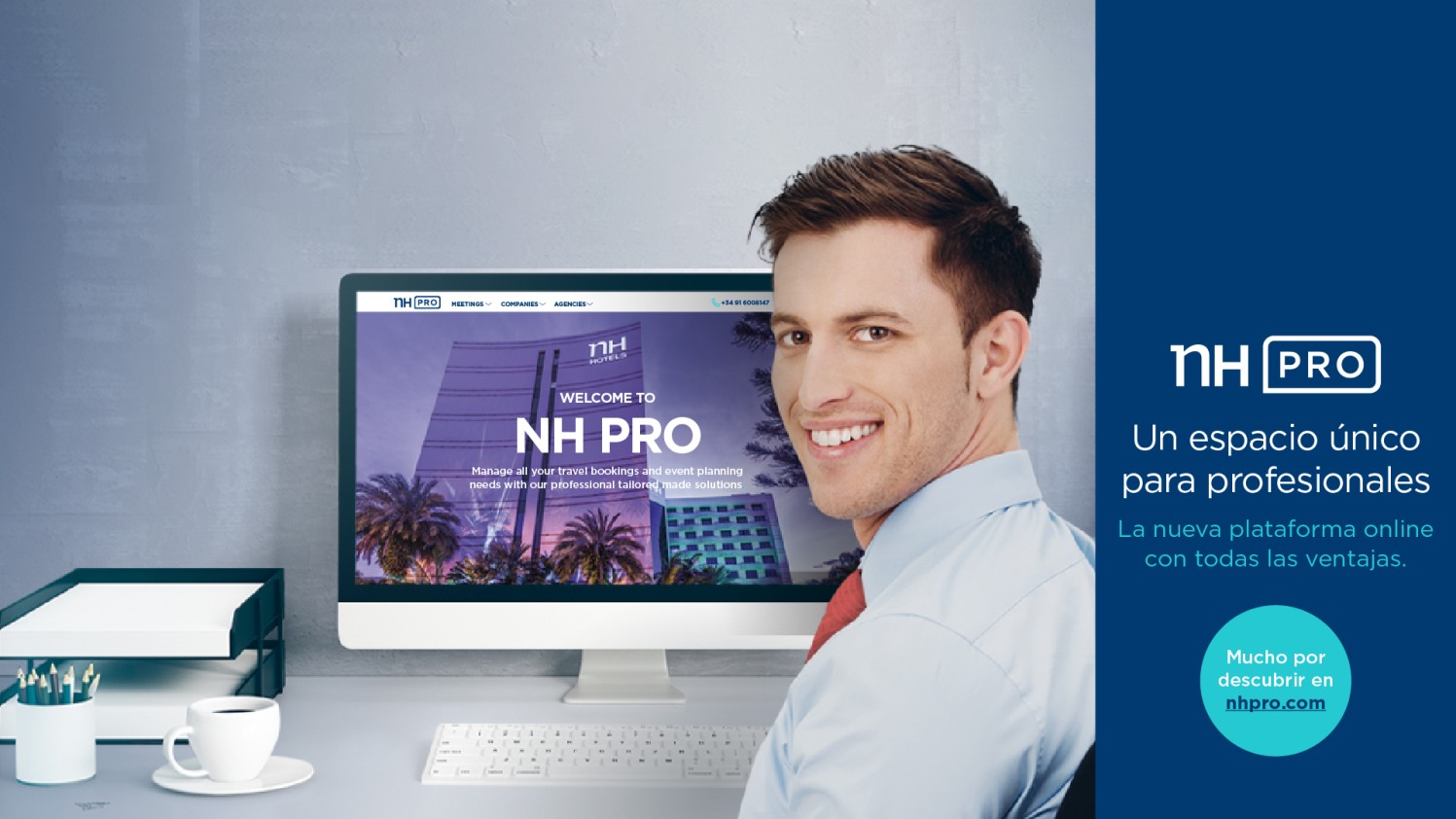 NH Hotel Group lanza una web exclusiva para profesionales