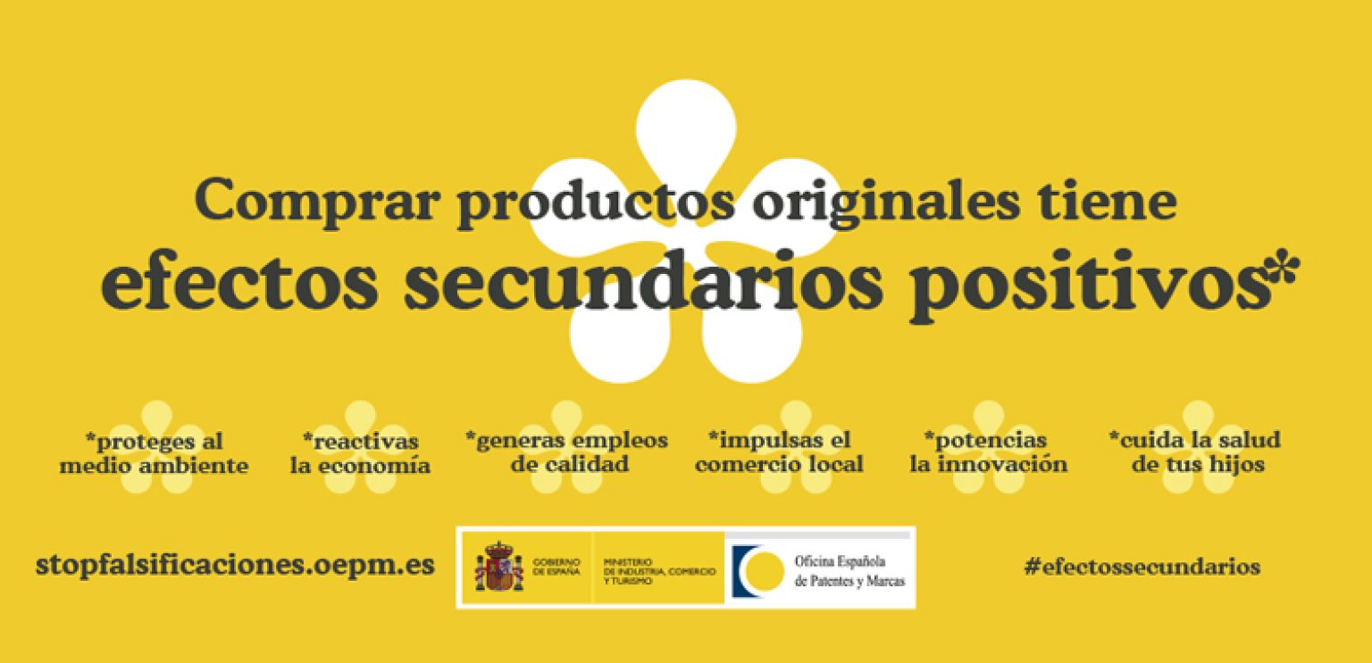 La OEPM y el MINCOTUR lanzan la campaña de 2021 contra las falsificaciones