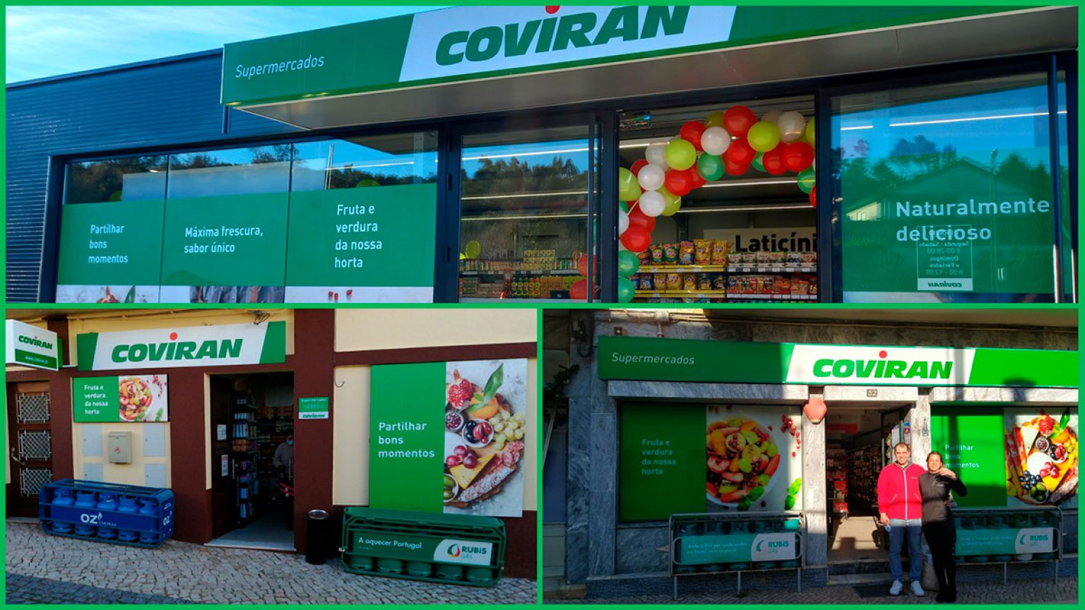 Covirán inaugura tres supermercados en Portugal