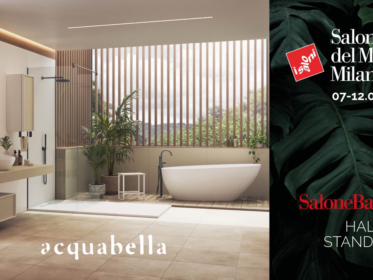 Acquabella asistirá por primera vez al Salone del Mobile de Milán