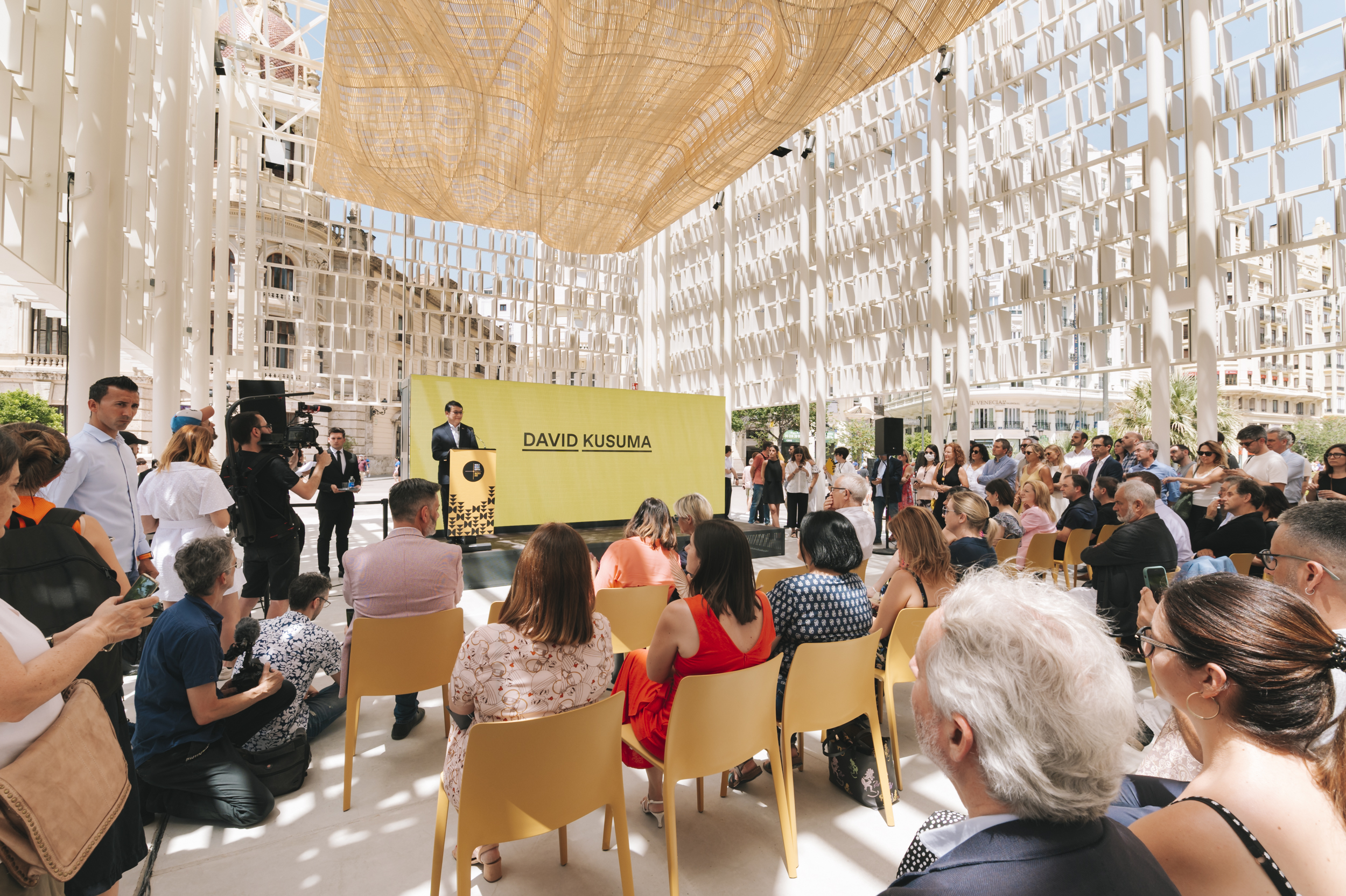 Las sillas Fluit de Actiu, parte del equipamiento del Ágora Valencia