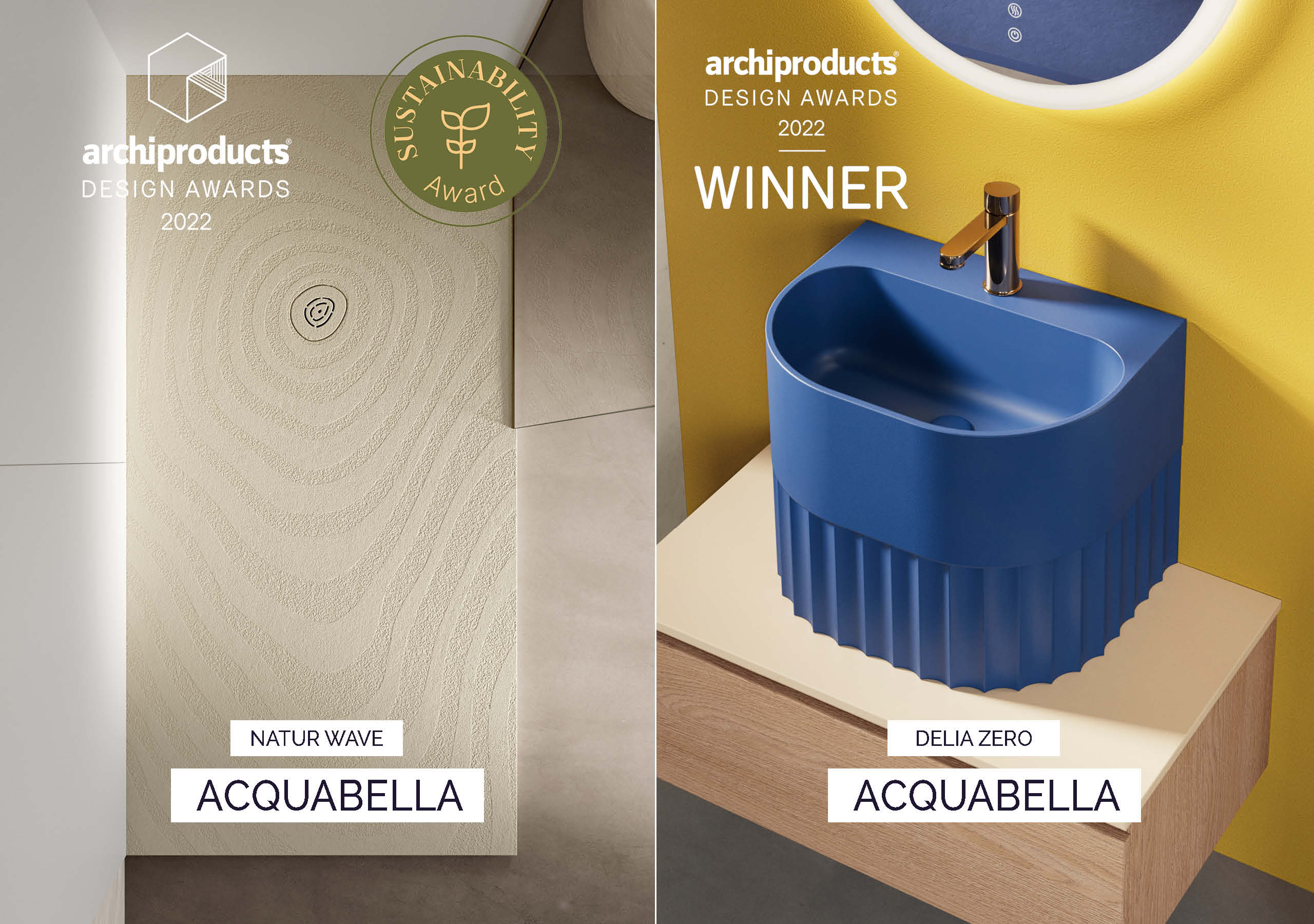Acquabella, ganadora de dos Archiproducts Design Awards