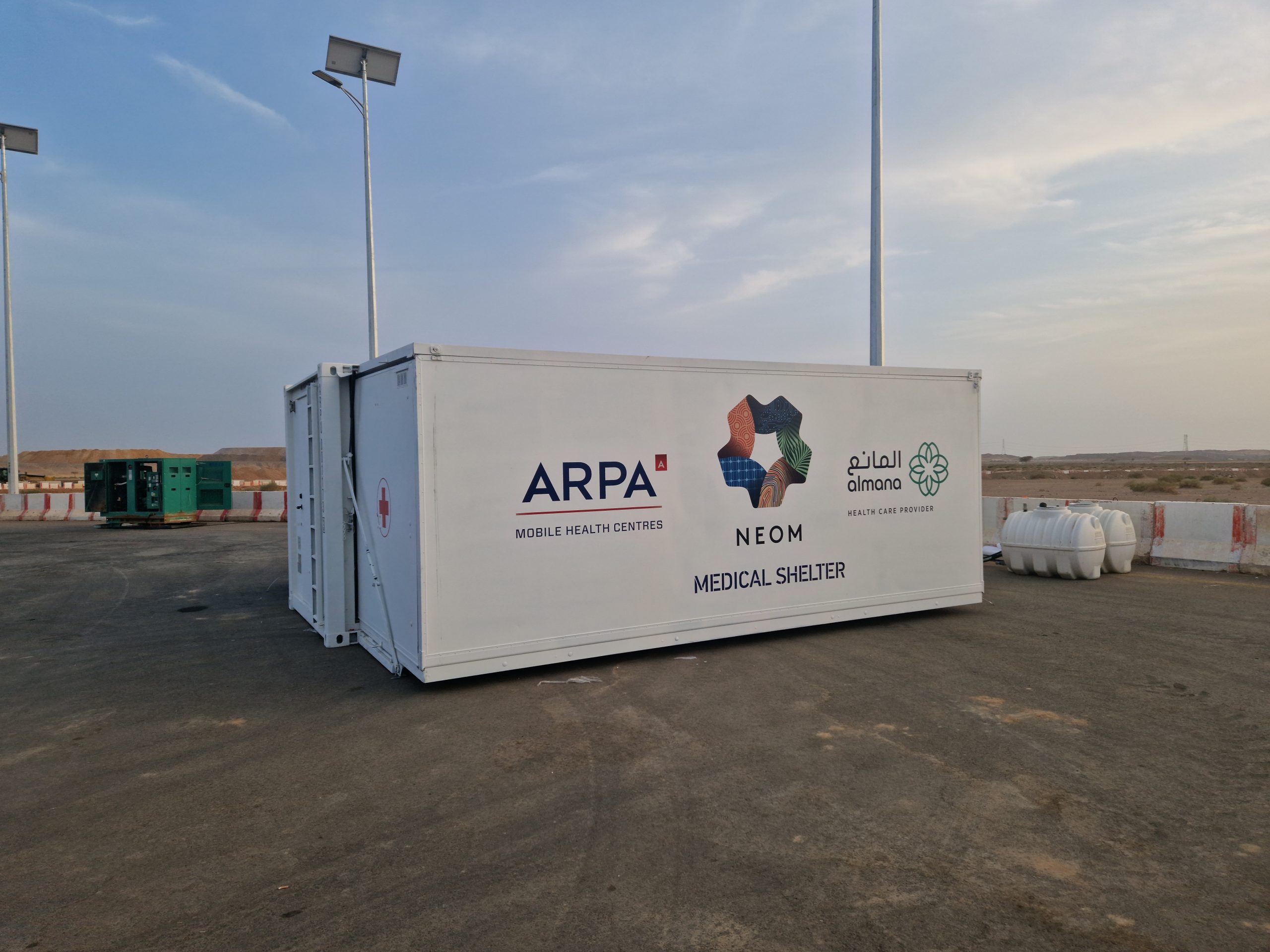 ARPA, primera empresa española de infraestructura móvil sanitaria en colaborar con NEOM