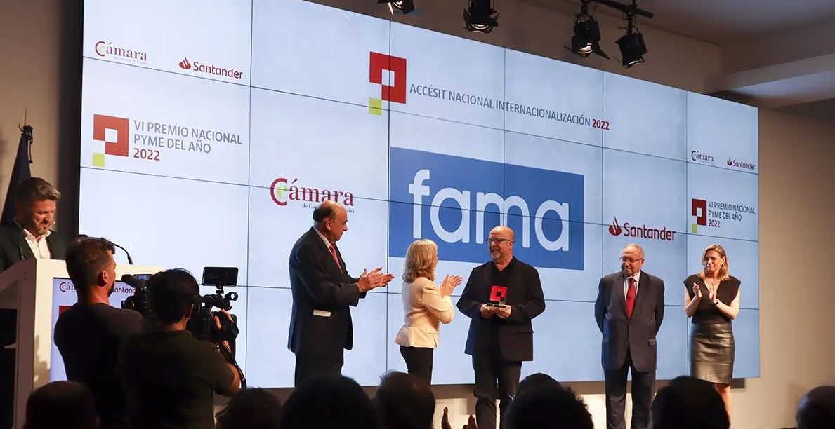 Fama Sofas, distinguida con el galardón ‘Internacionalización’ en los Premios Pyme del Año