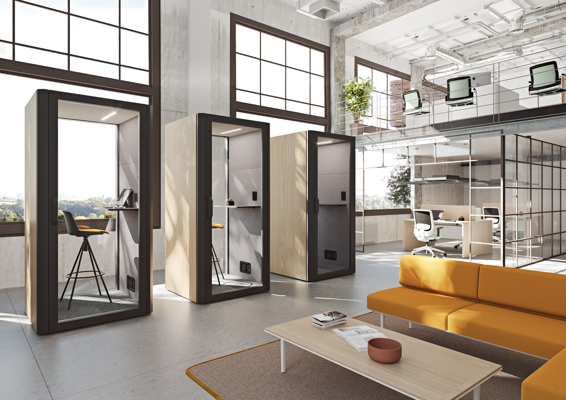 Actiu desarrolla ‘QYOS’, las cabinas acústicas para espacios de trabajo