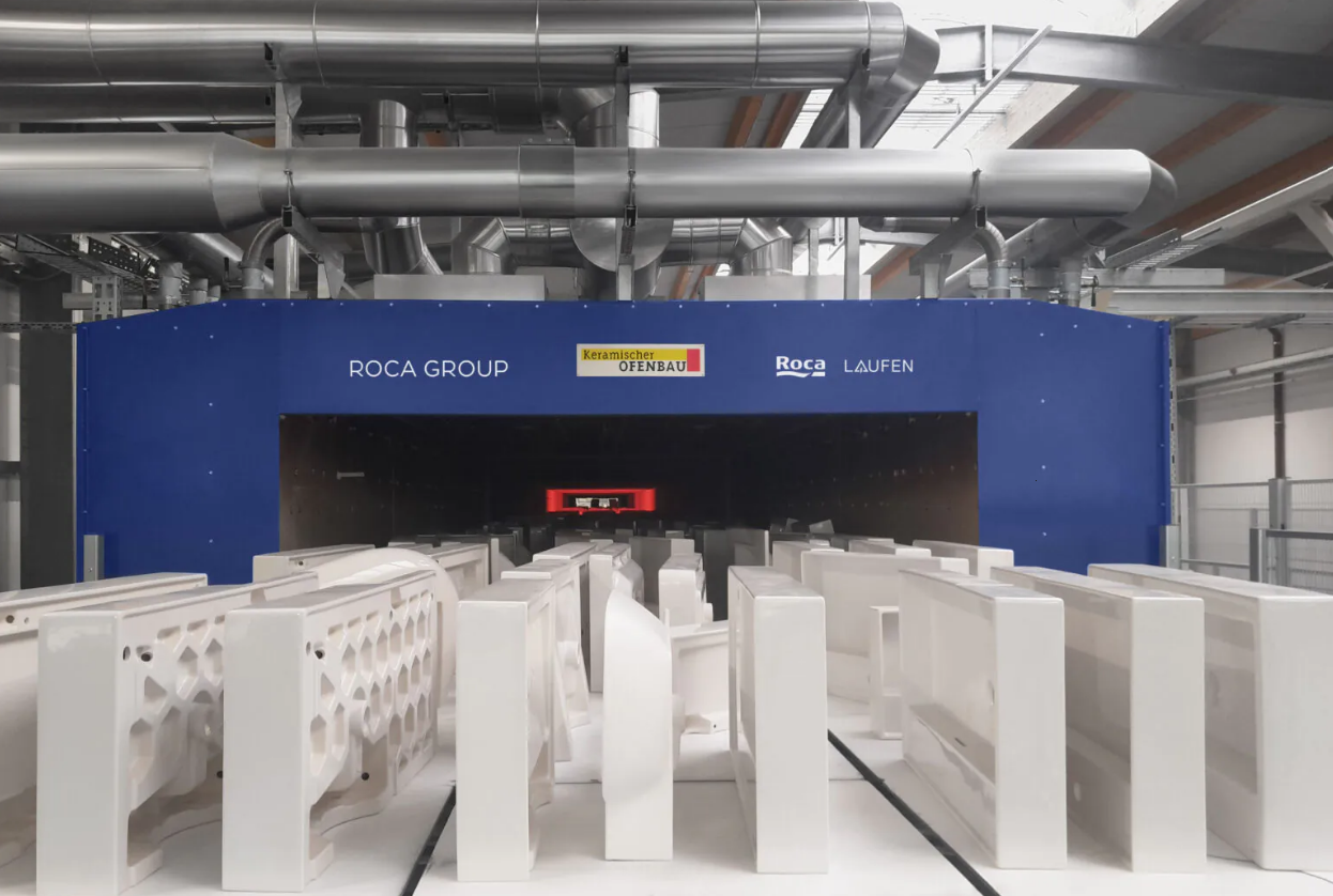 Roca Group pone en marcha el primer horno túnel eléctrico del mundo para la producción de cerámica sanitaria