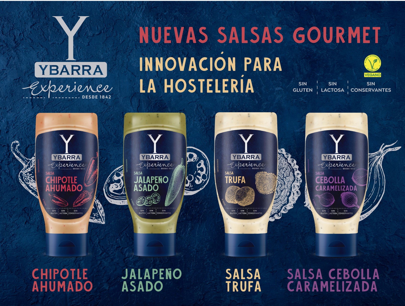 Ybarra presenta sus salsas ‘Ybarra Experience’ para el sector de la hostelería