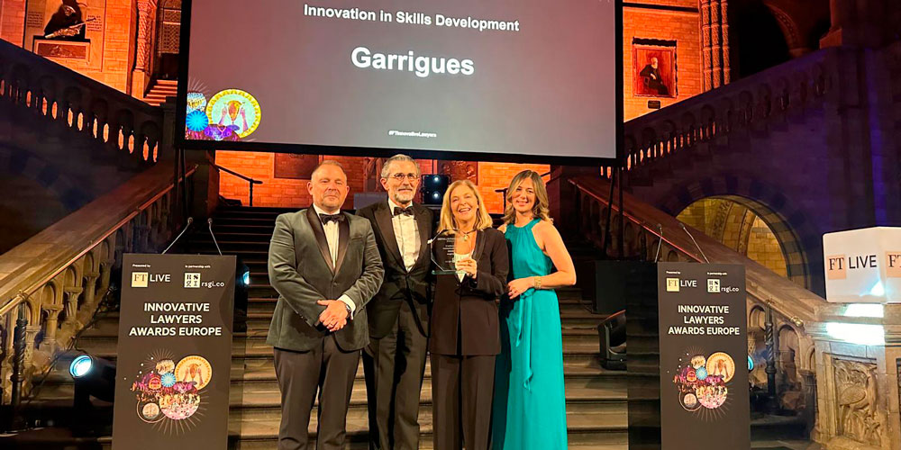 'FT Innovative Lawyers 2024' report ranks Garrigues among the top 10 most innovative law firms in Europe