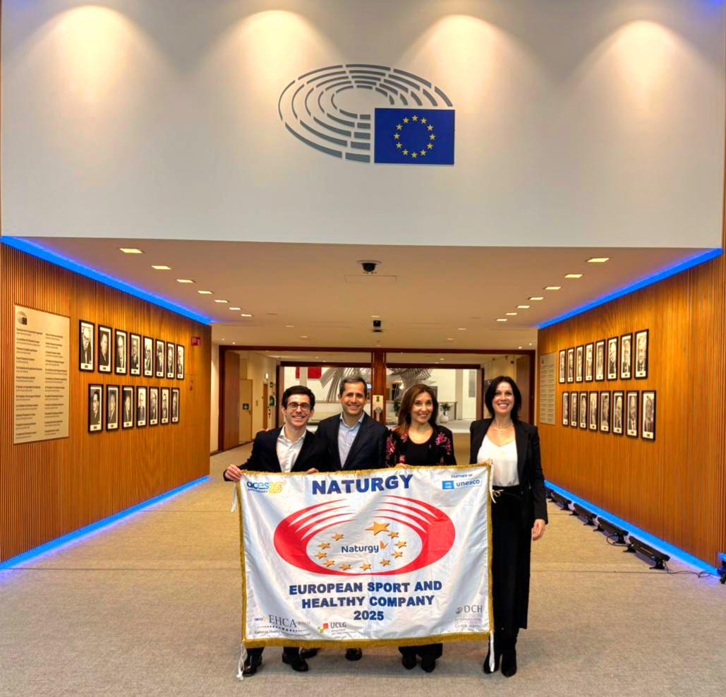 Naturgy, recognised by the European Parliament as ‘European Health and Sport Company 2025’