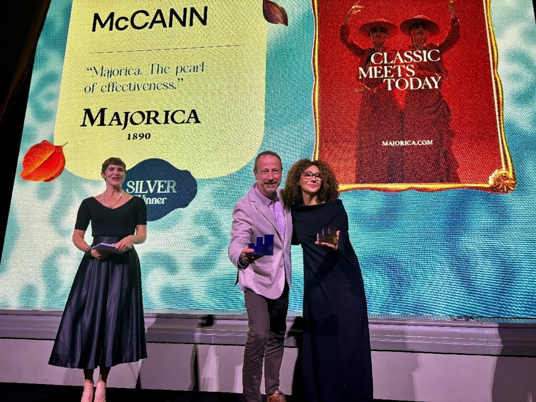Majorica, silver award at the 'Effie Awards Europe 2024'